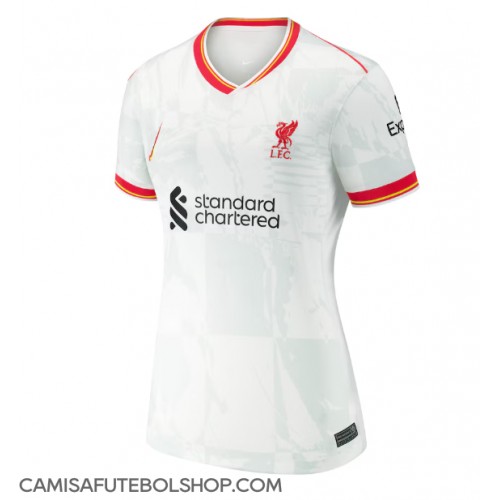 Camisa de time de futebol Liverpool Replicas 3º Equipamento Feminina 2024-25 Manga Curta